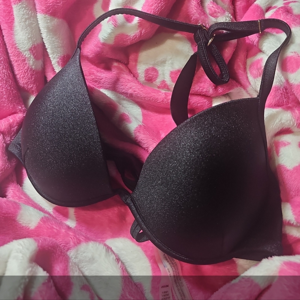 NWOT 34 D Victoria’s Secret shine strap bra swim top